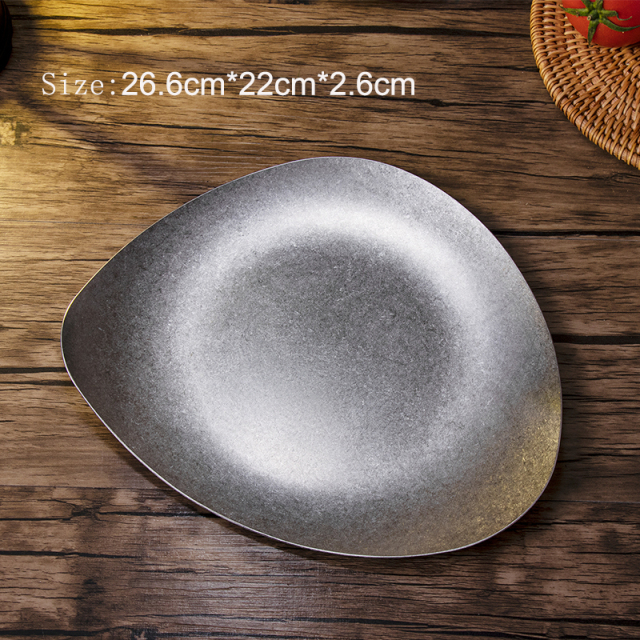 Triangular plate