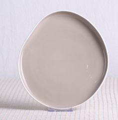 Factory High White French Inspired with White Outside and Gray Inside Main Courses Available at Wholesale Prices Dinnerware Set