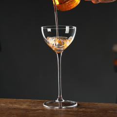 120ml Japanese Kimura Champagne Cocktail Glass,CIRAY,Lead-Free Coupe Cocktail Glasses | Premium Bar Glassware Manufacturer