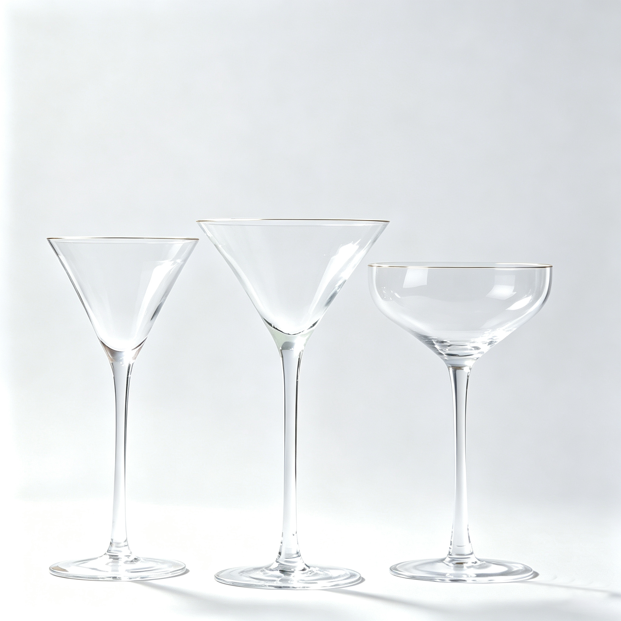 Martini Cocktail Glasses 80ml 100ml 130ml 140ml,CIRAY,Wholesale Custom Japanese Martini Glasses Barware Handmade Long Stem Coupe Champagne Cocktail Glasses