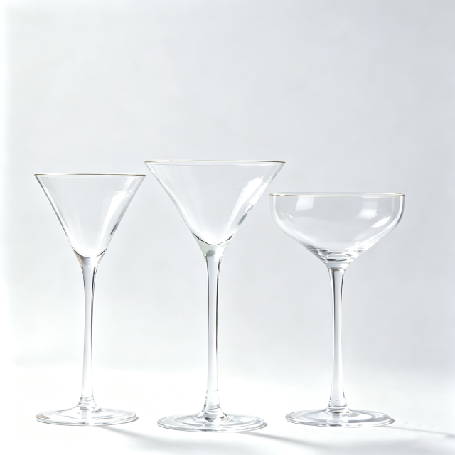 Martini Cocktail Glasses 80ml 100ml 130ml 140ml,CIRAY,Wholesale Custom Japanese Martini Glasses Barware Handmade Long Stem Coupe Champagne Cocktail Glasses