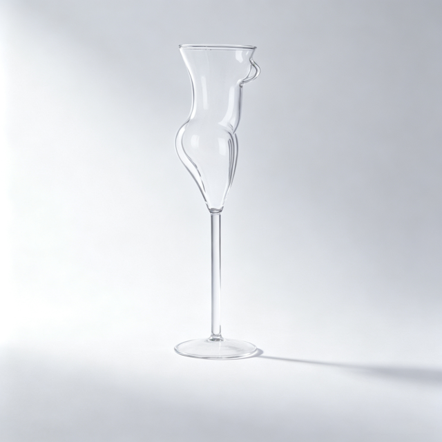 Women Shape Cocktail Glasses 200ml,CIRAY,200ml Naked Women Shape martini Glasses champagne Glass Personality Goblet Glass Creative Cocktail Glasses for bar Party