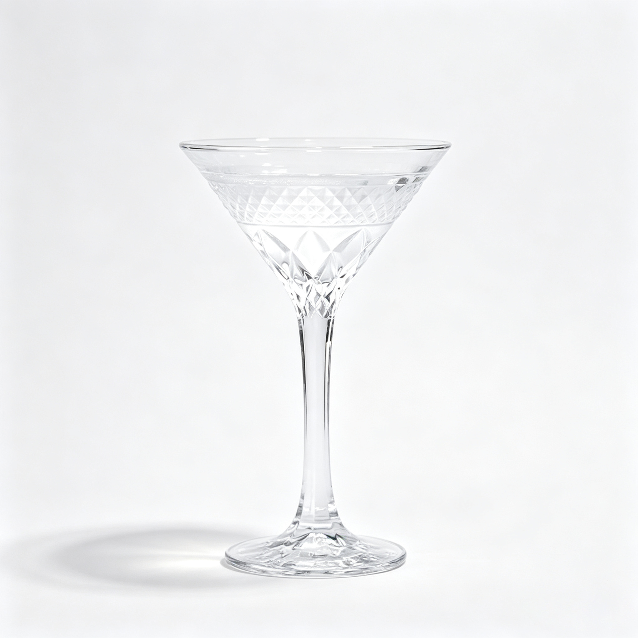 Luxury Diamond Embossed Martini Cocktail Glass 140ml,CIRAY,Luxury Flower Diamond Embossed Martini Cups Vintage Relief Goblet Crystal Champagne Cocktail Glass