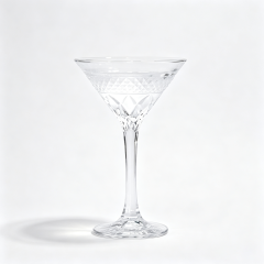 Luxury Diamond Embossed Martini Cocktail Glass 140ml,CIRAY,Luxury Flower Diamond Embossed Martini Cups Vintage Relief Goblet Crystal Champagne Cocktail Glass