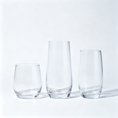 Highball Glasses 300-600ml,CIRAY,Custom Logo Transparent Thick Base Cocktail Glass Cup House Hotel Lowball Whisky Juice Cocktail Glasses