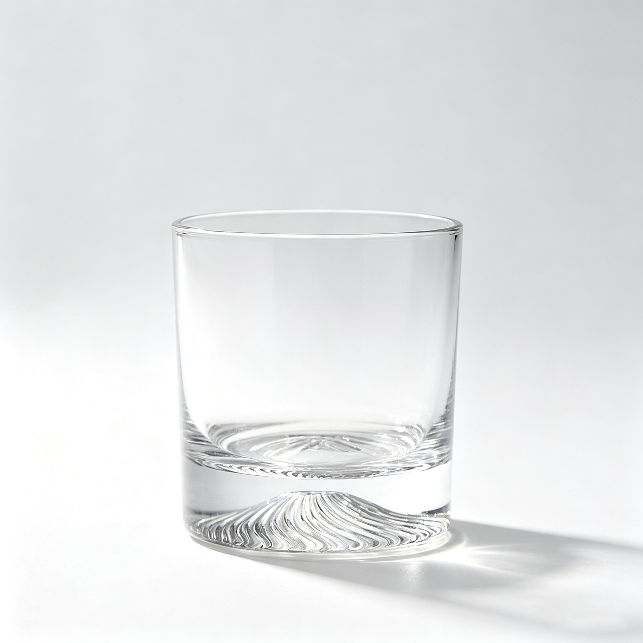 Fuji Mountain Whiskey Glasses 260ml,CIRAY,Custom Logo Crystal Fuji Mountain Thick Bottom Whiskey Glasses Bar Premium Handmade Tasting Whisky Glass