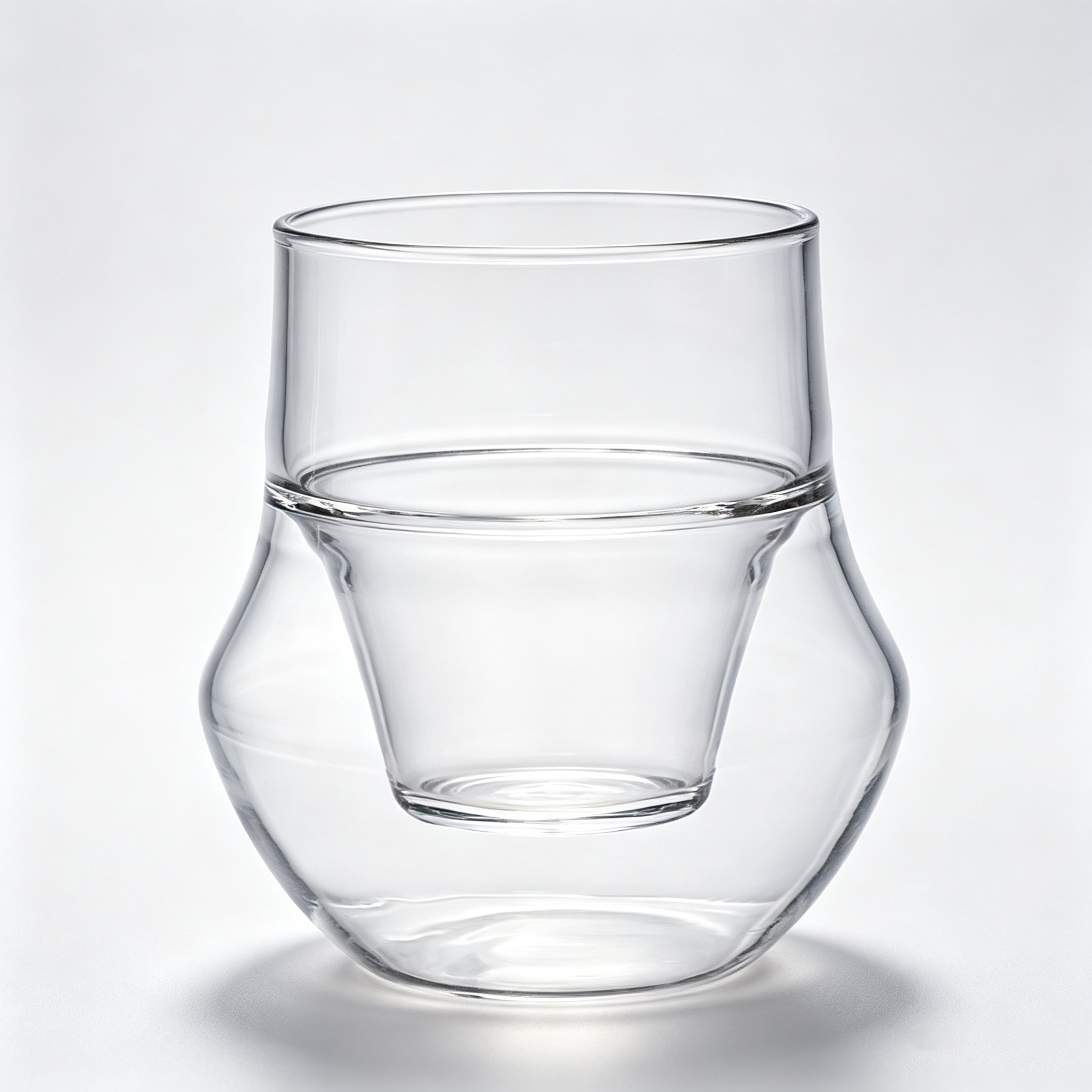 High Borosilicate Double Wall Coffee Cups 100ml,CIRAY,100ml Eco-friendly High Borosilicate Clear Double Wall Glass Coffee Cups