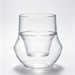 High Borosilicate Double Wall Coffee Cups 100ml,CIRAY,100ml Eco-friendly High Borosilicate Clear Double Wall Glass Coffee Cups