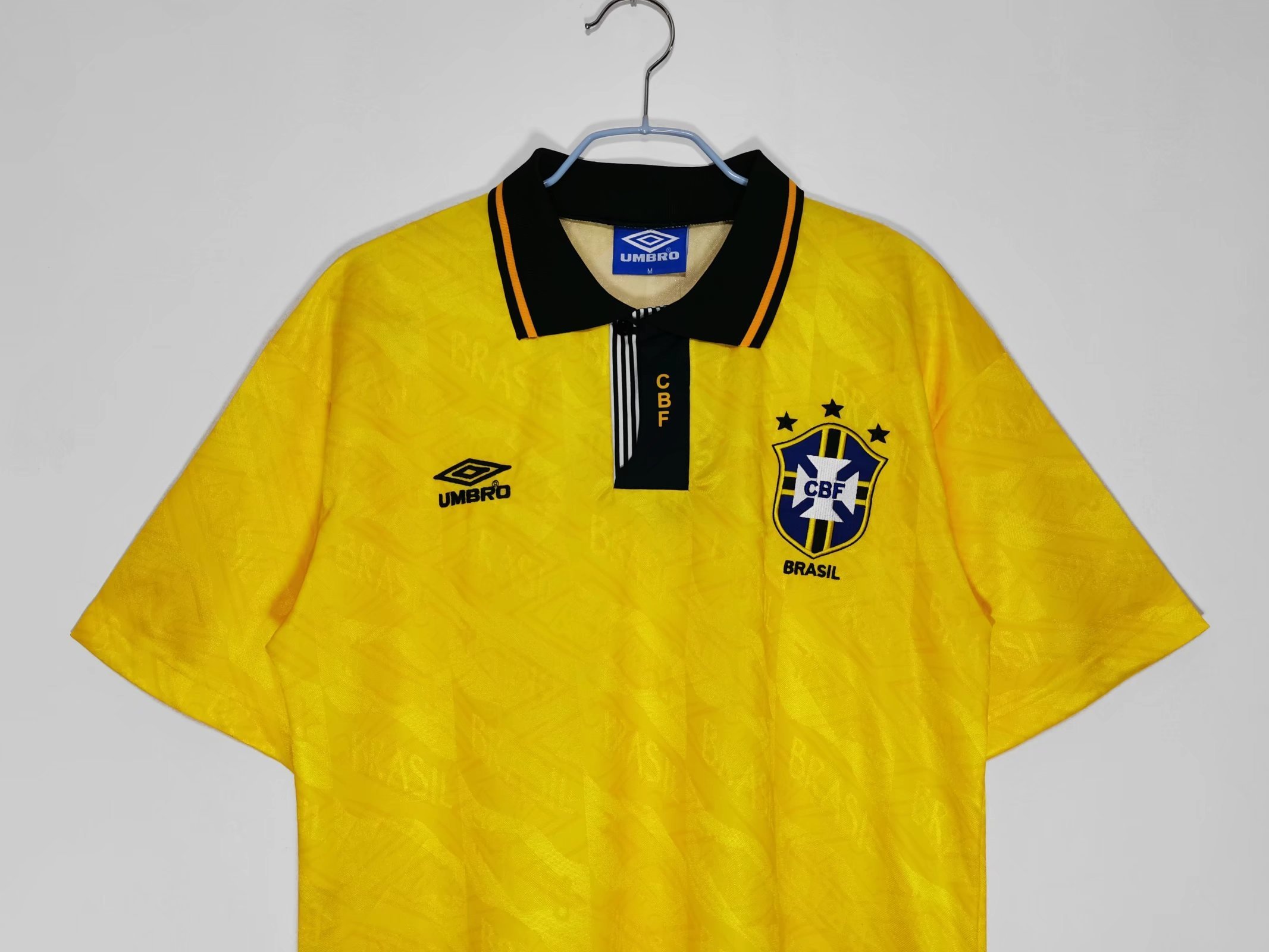 91/93 Brazil home retro Fan version