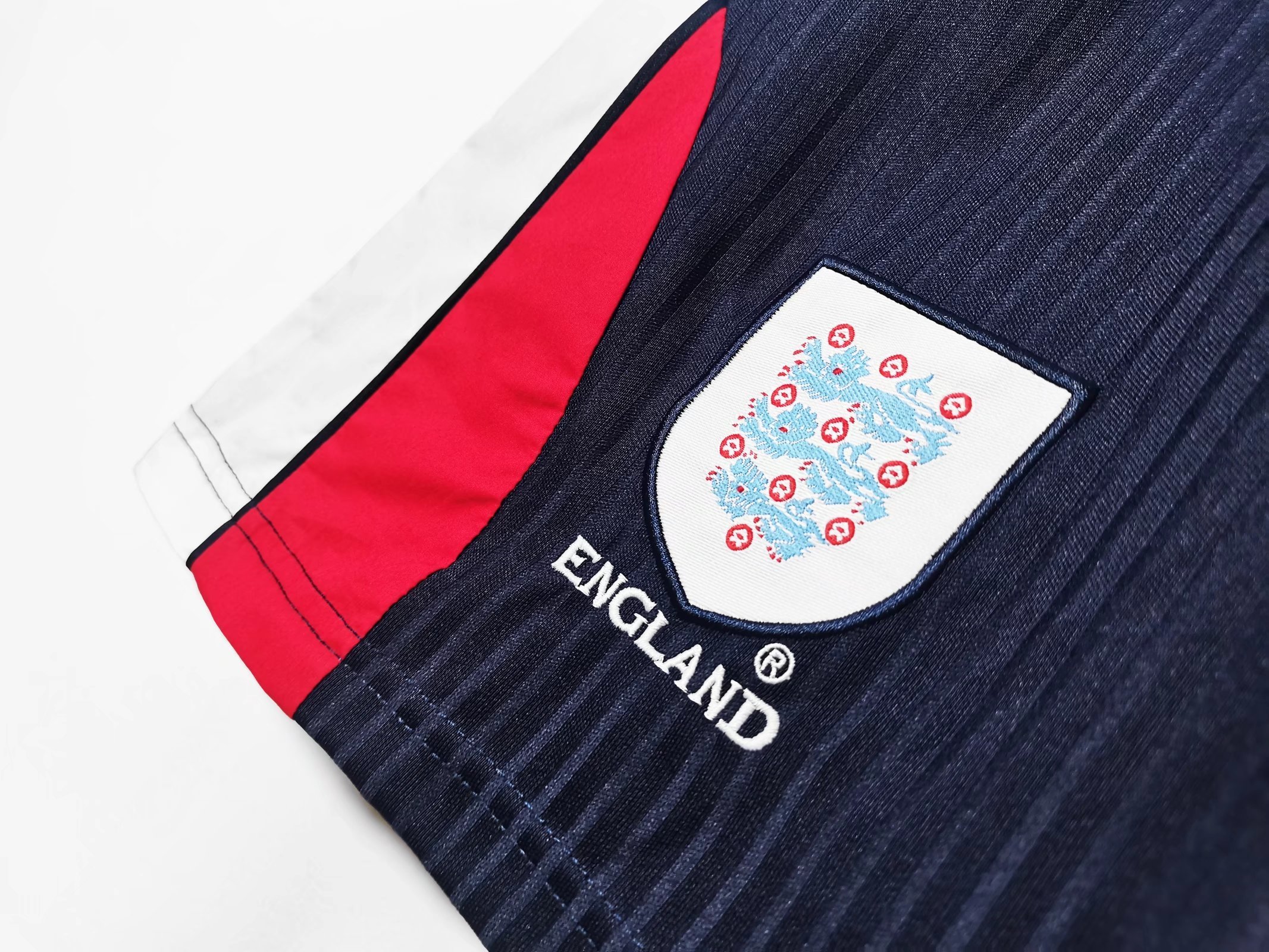 1998 England home retro shorts