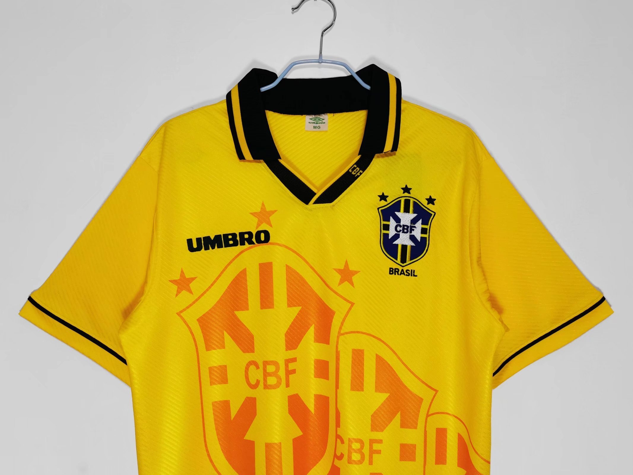 93/94 Brazil home retro Fan version