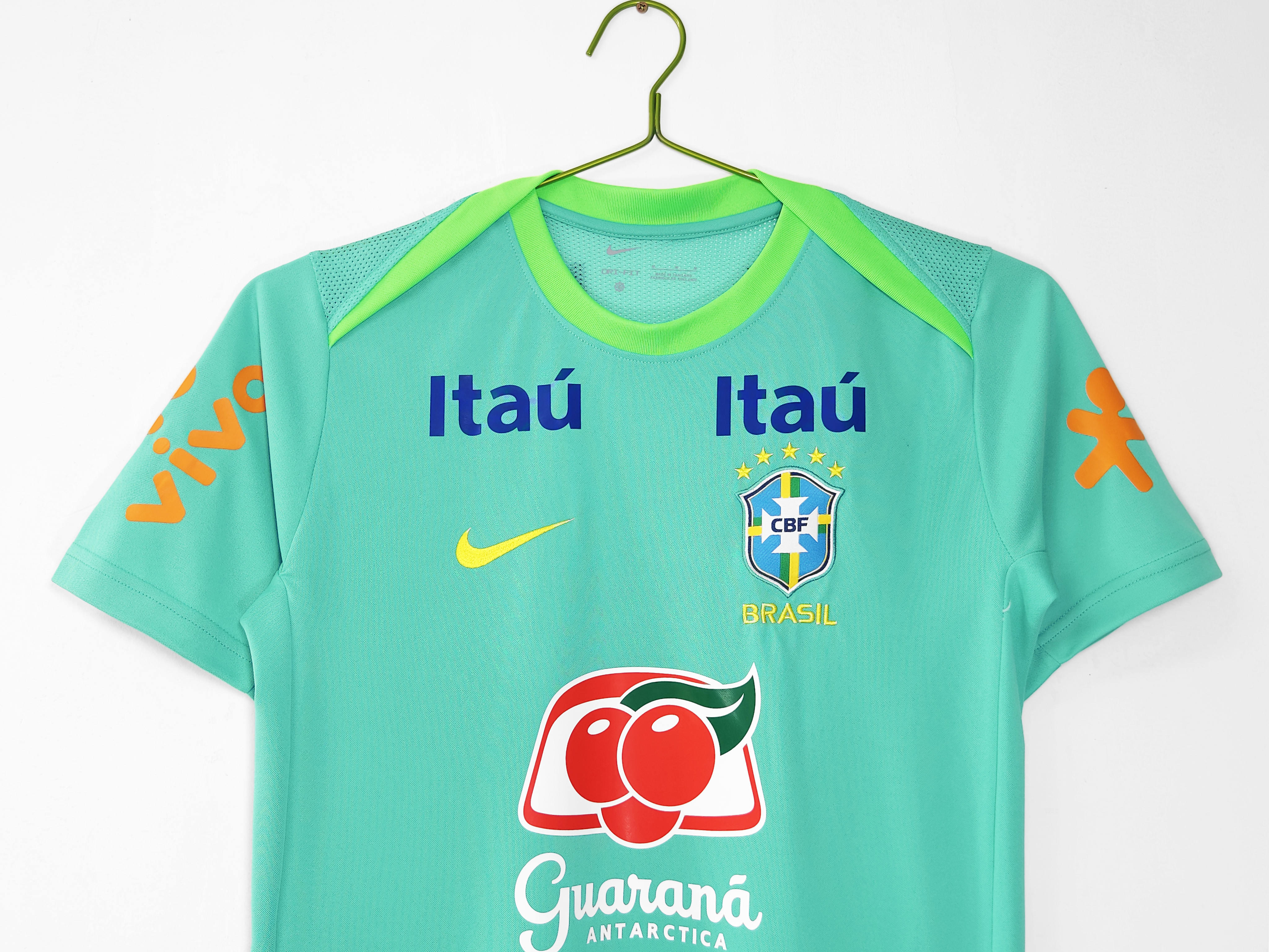 2024 Brazil lake green training uniform Fan version polo