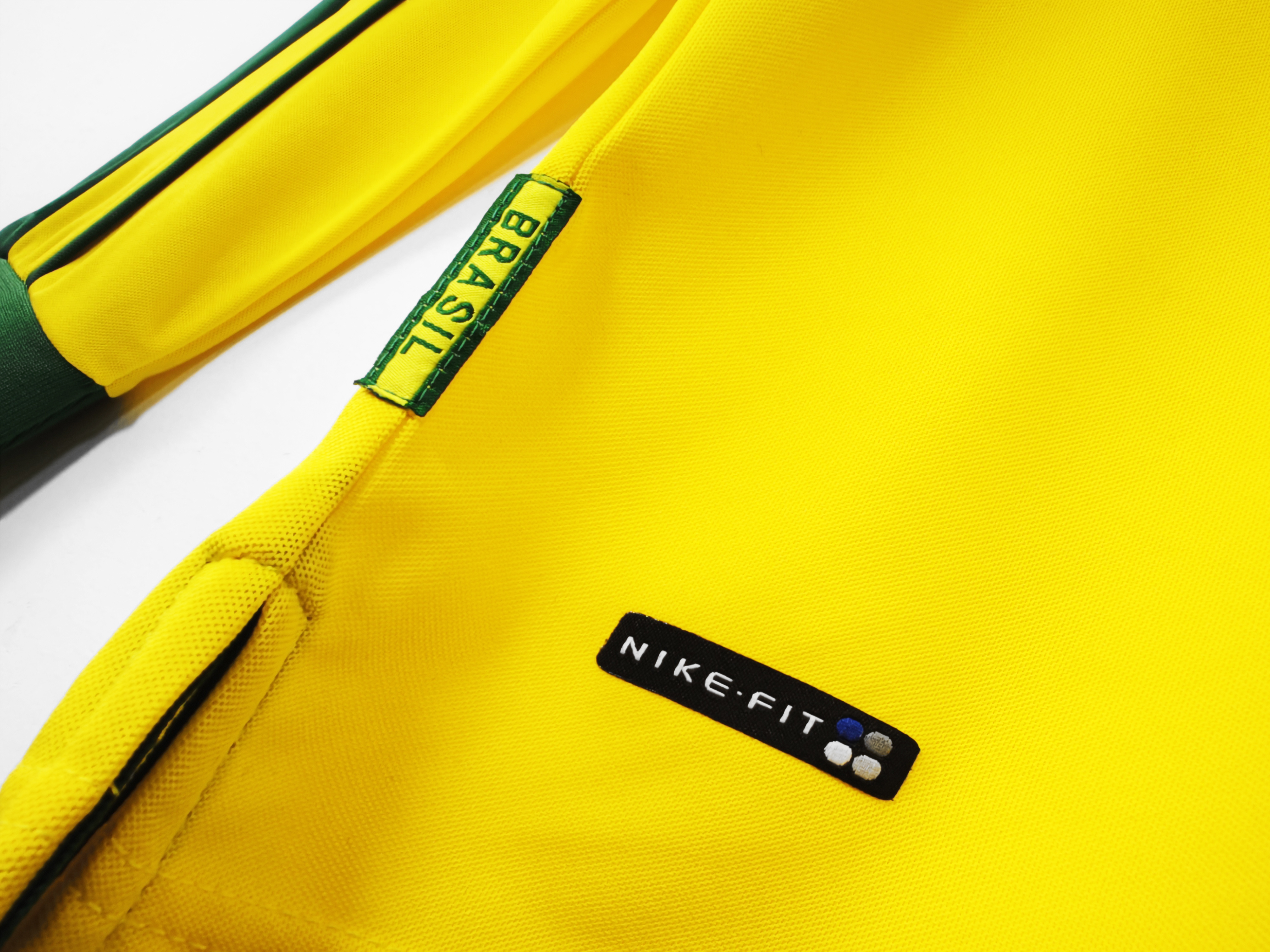 1998 Brazil home retro Fan version Long sleeves