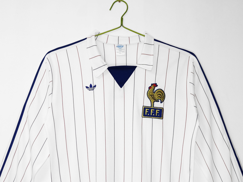 80/82 France away retro Fan version Long sleeves
