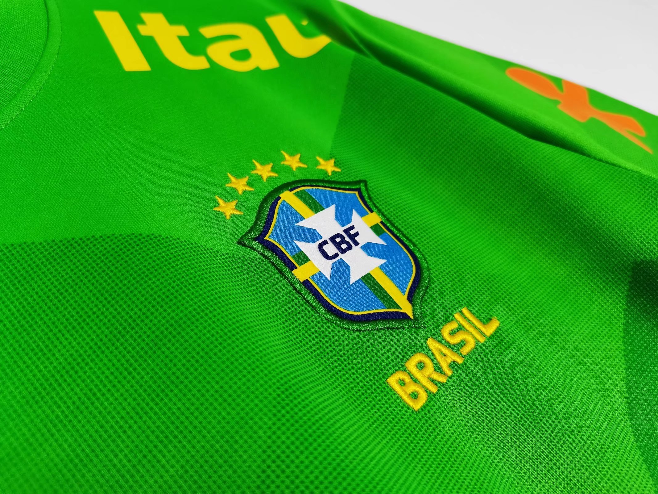 2020 Brazil green training uniform Fan version polo