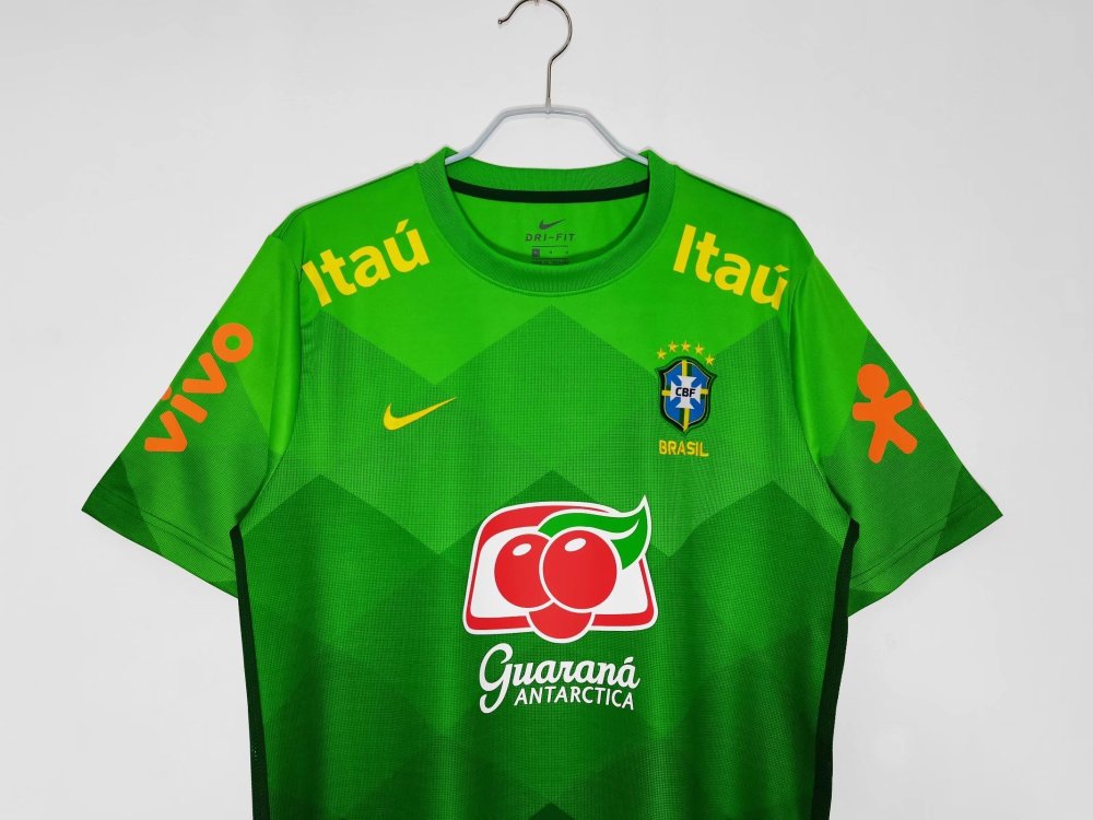 2020 Brazil green training uniform Fan version polo