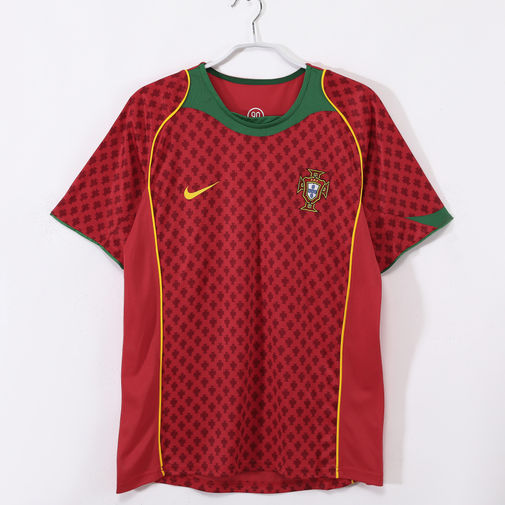 2004 Portugal home retro Fans version