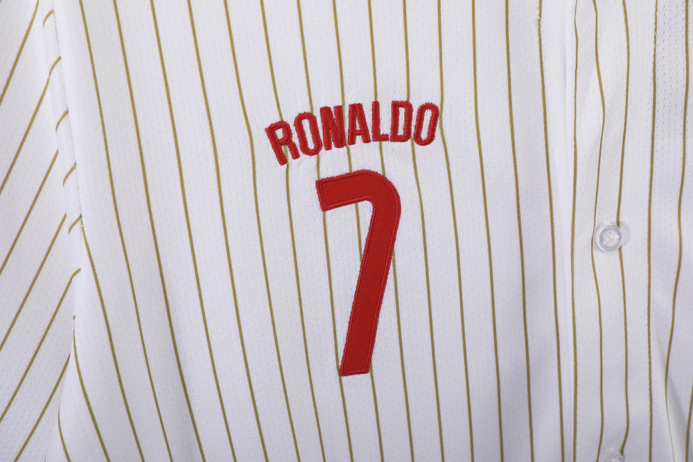 2025 Portugal White Baseball Uniform