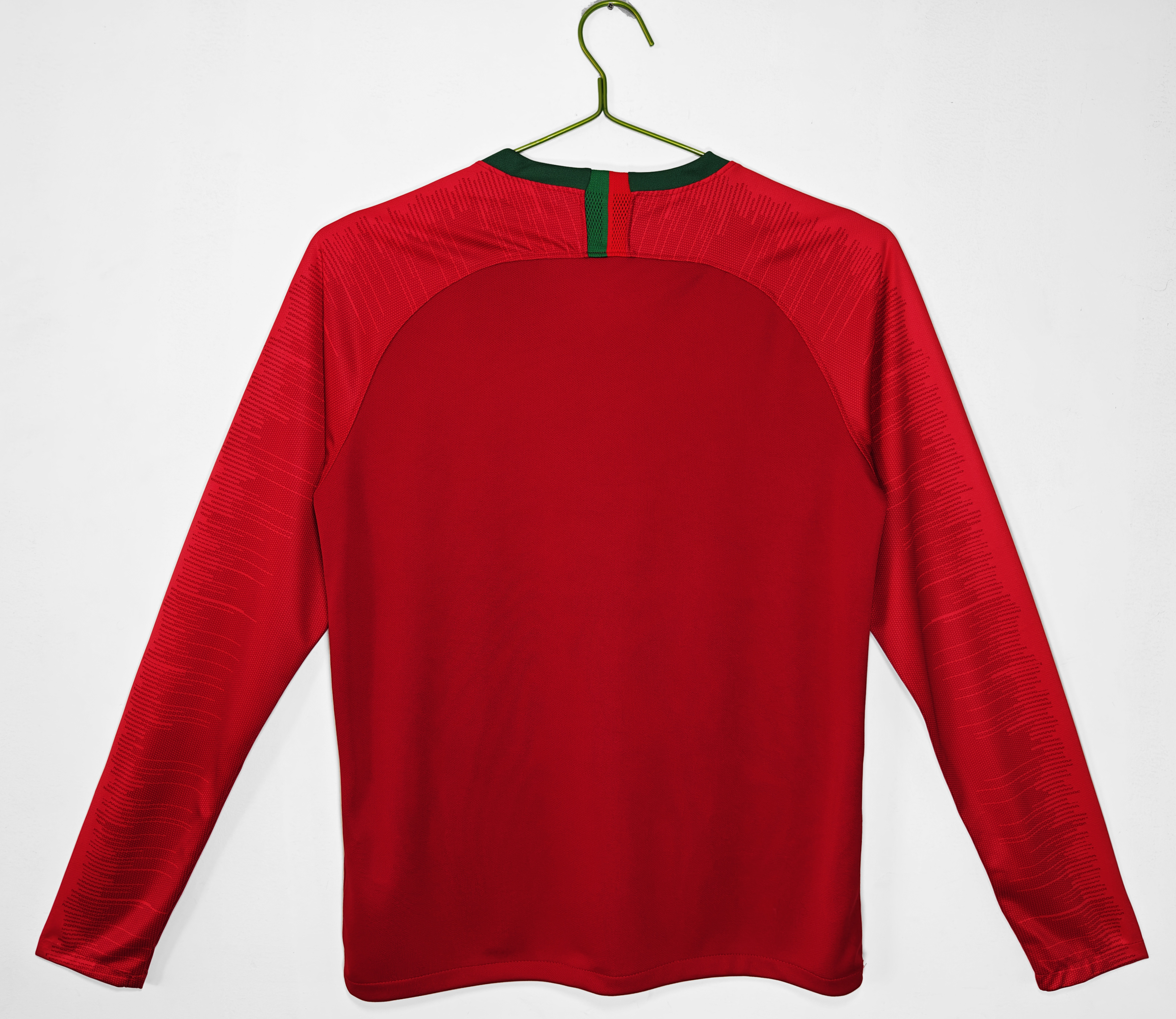 2018 Portugal home retro Fans version Long sleeves