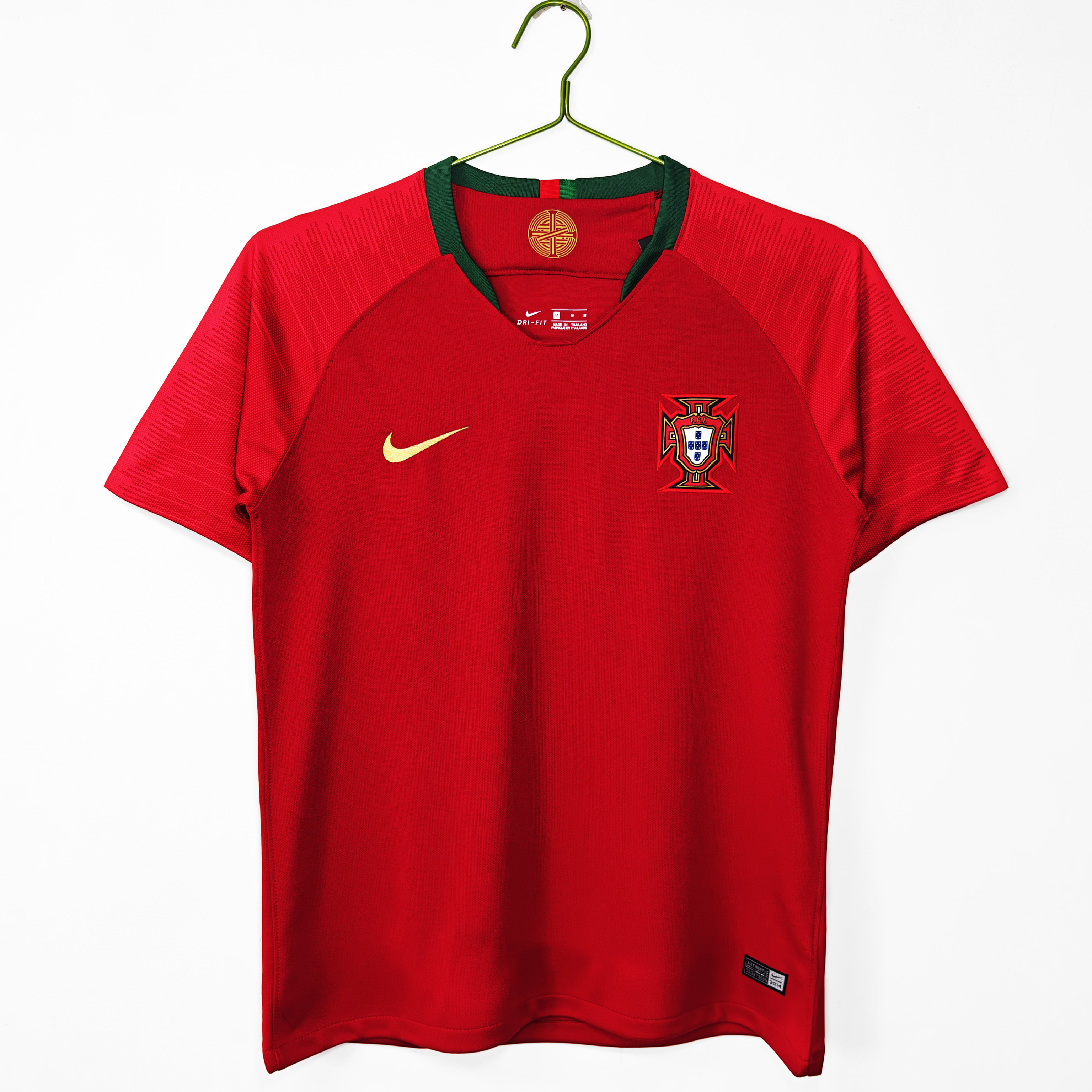 2018 Portugal home retro Fans version