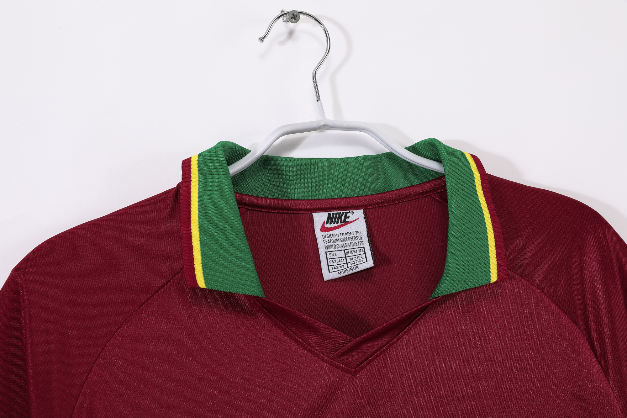 1998 Portugal home retro Fans version