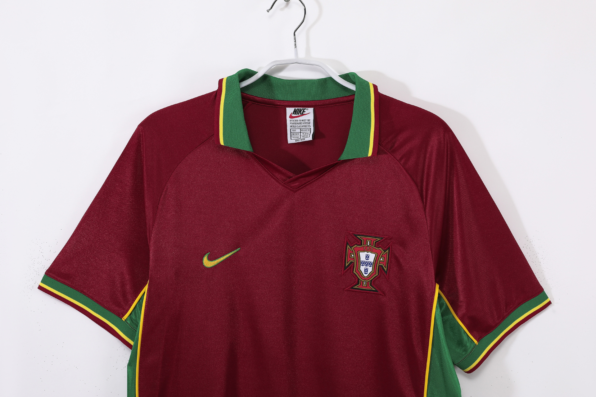 1998 Portugal home retro Fans version