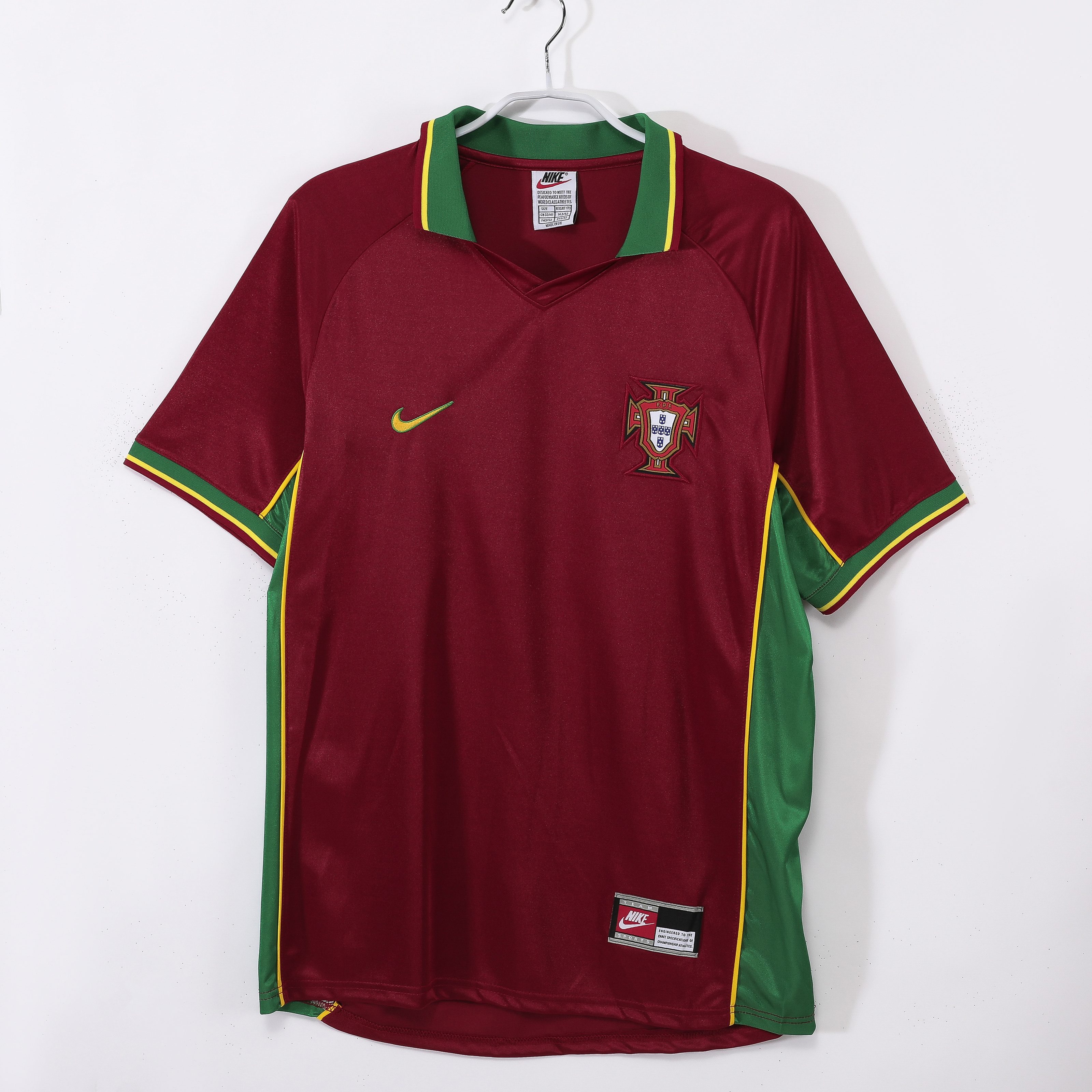 1998 Portugal home retro Fans version