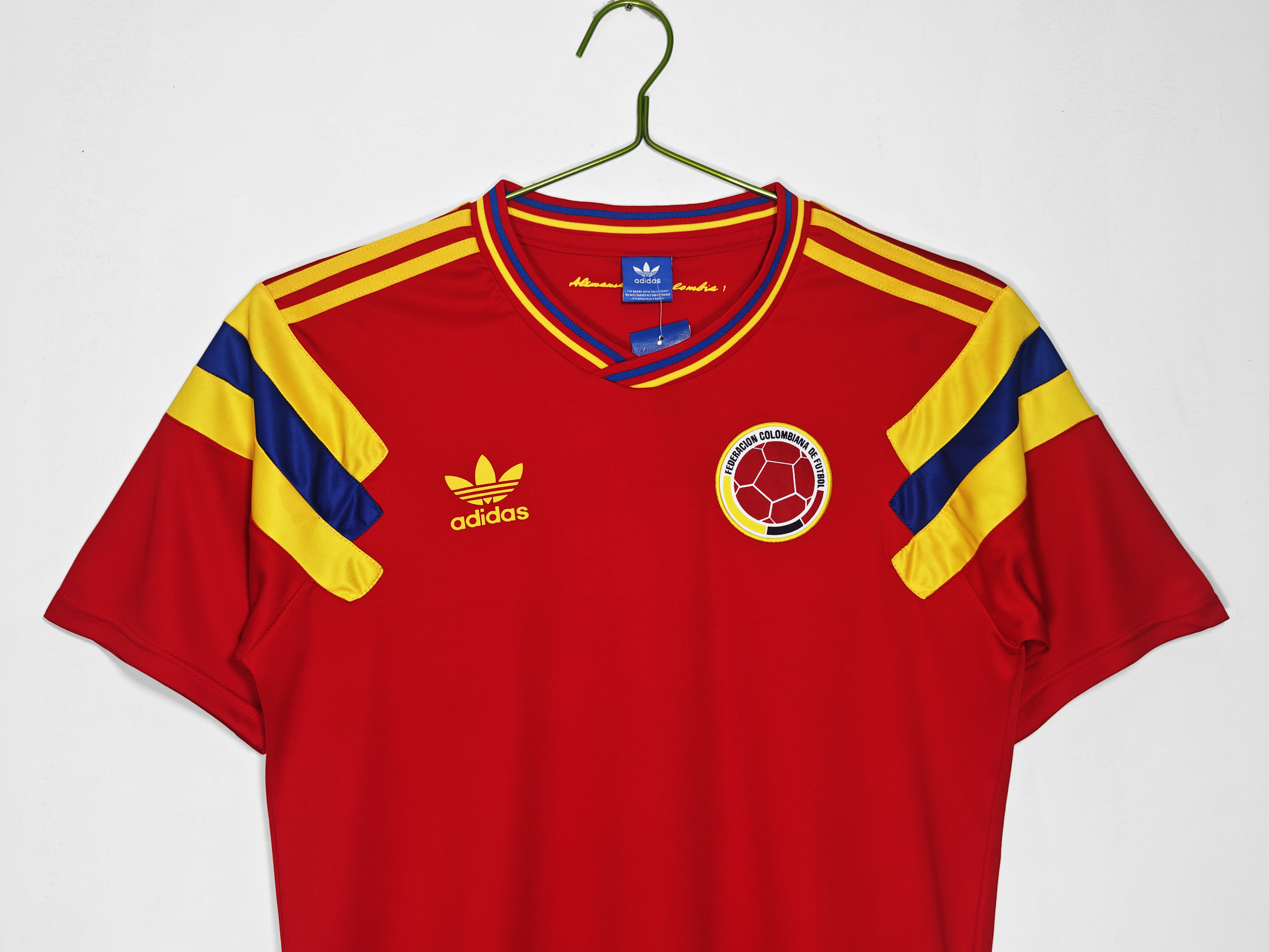 1990 Colombia away retro Fans version