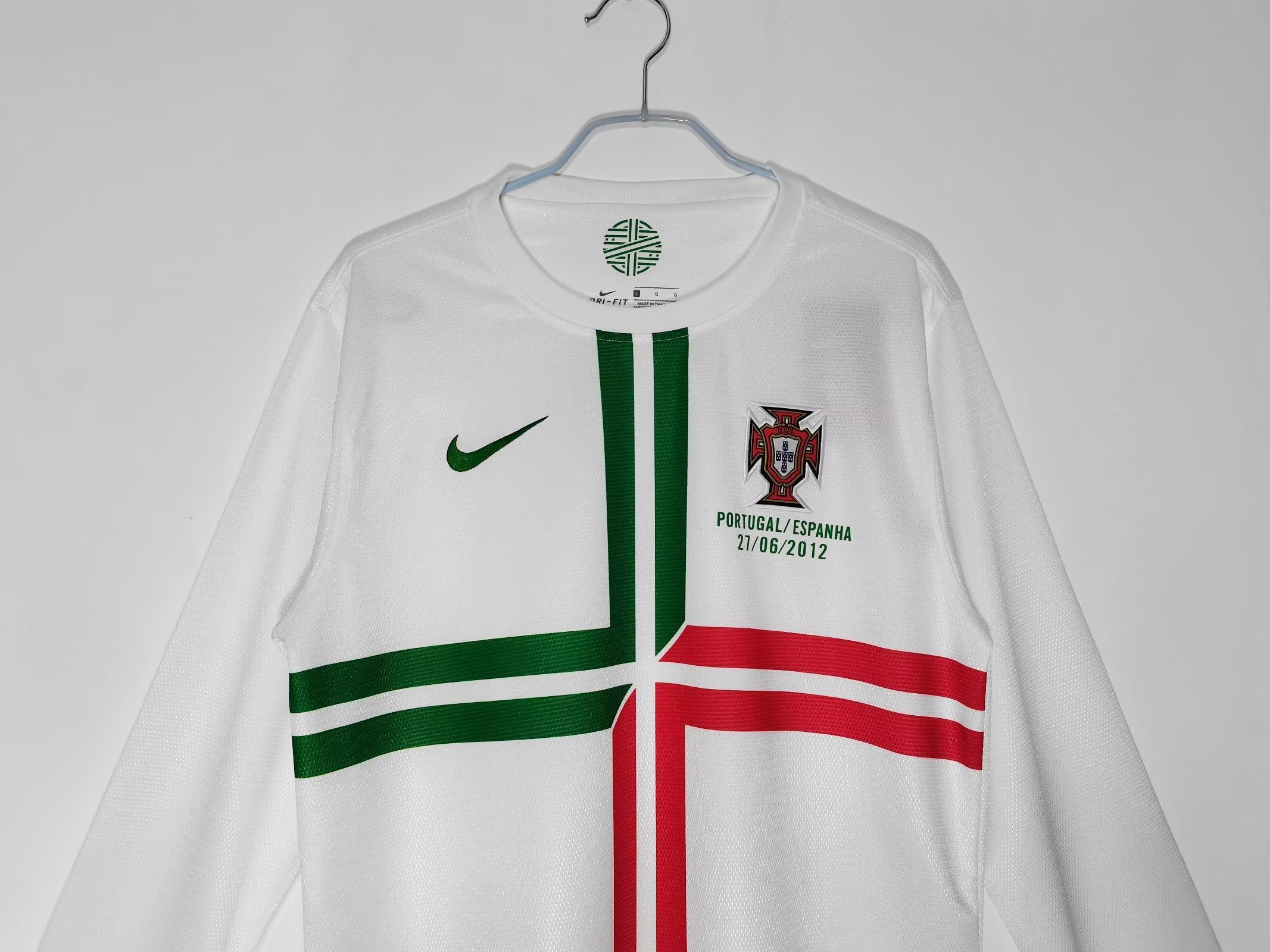 2012/13 Portugal away retro Fans version Long sleeves