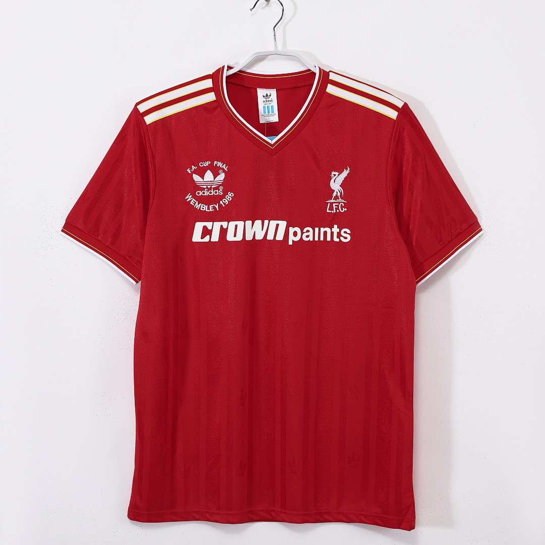 86/87 Liverpool home retro Fans version