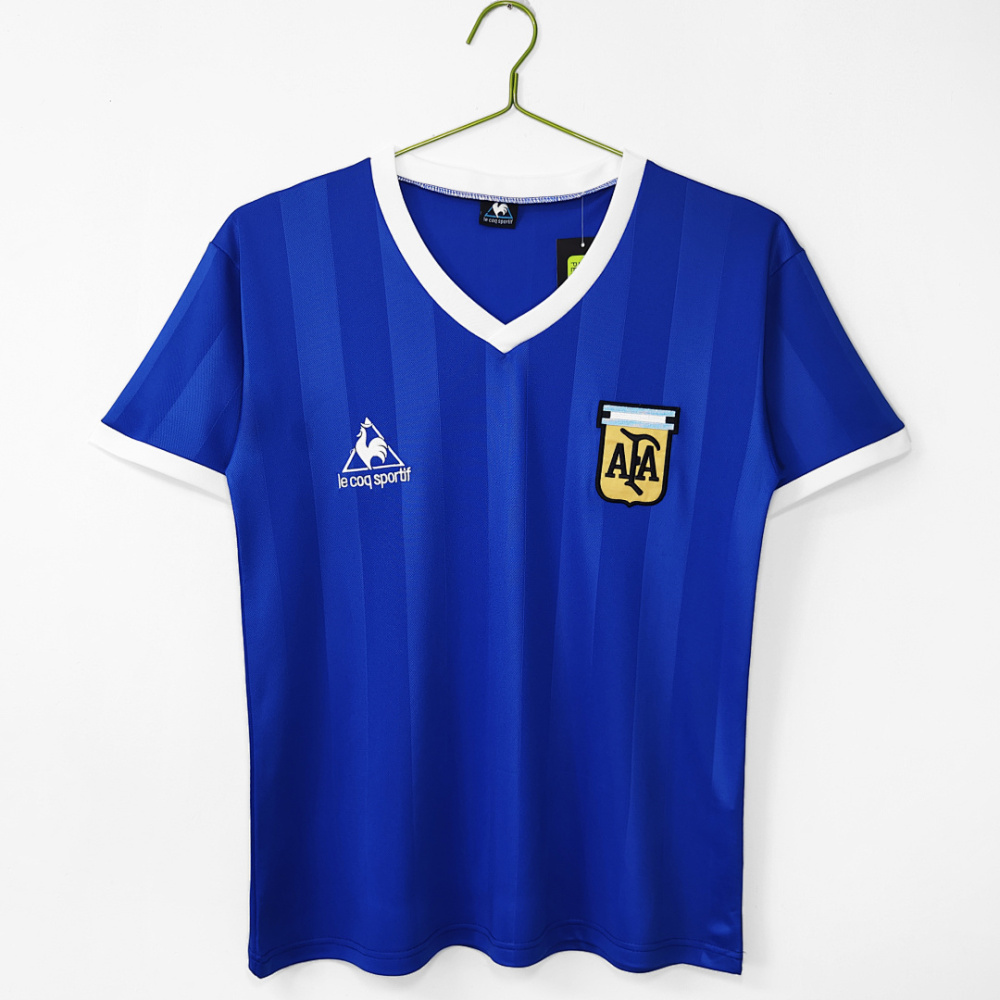 1986 Argentina away Retro Fan Version