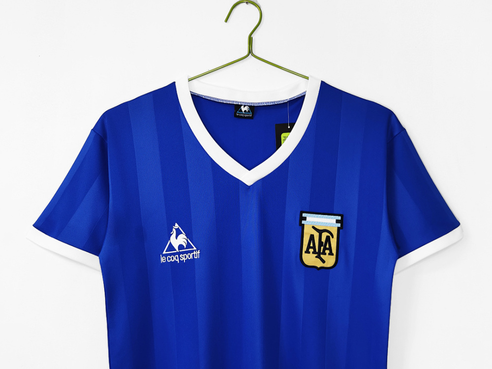 1986 Argentina away Retro Fan Version