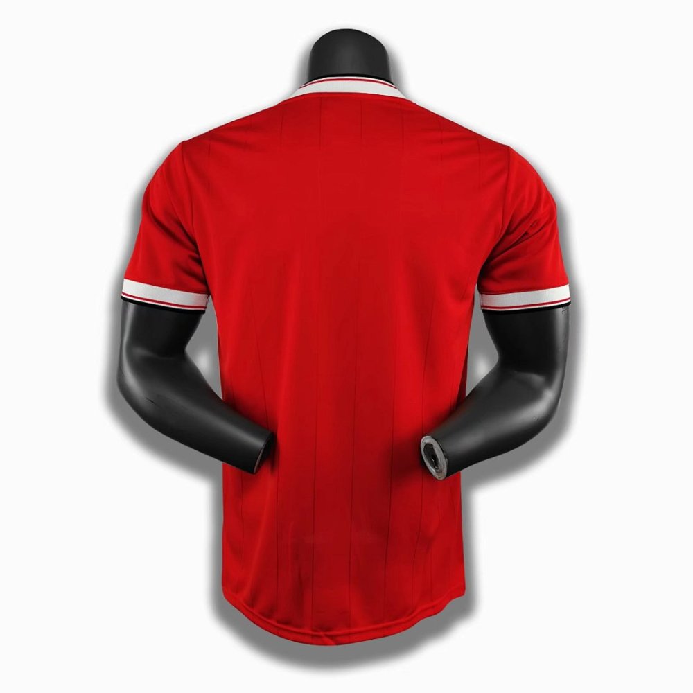 1984 Manchester United home Retro Fan Version