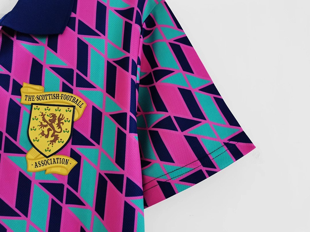 1988/89 Scotland away retro Fans version