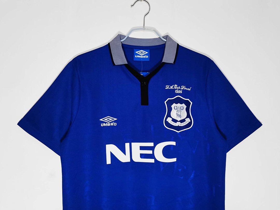 1995 Everton home Retro Fan Version