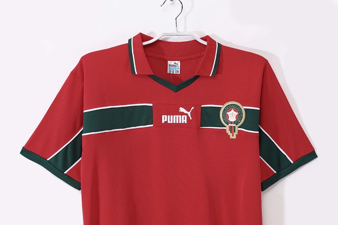 1998 Morocco red retro Fans version