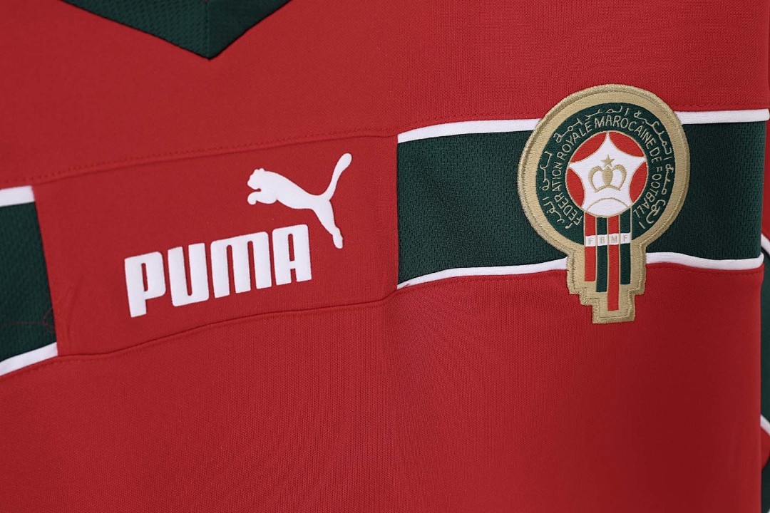 1998 Morocco red retro Fans version