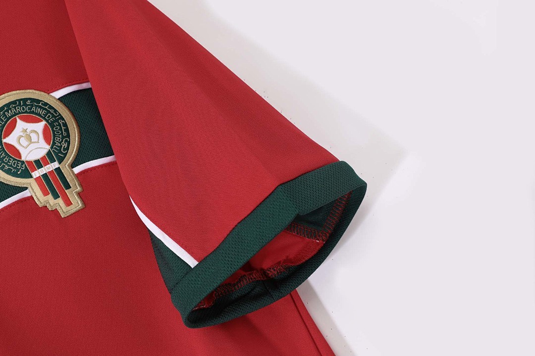 1998 Morocco red retro Fans version