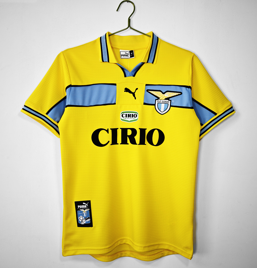 1998/99 Lazio yellow Retro Fans version