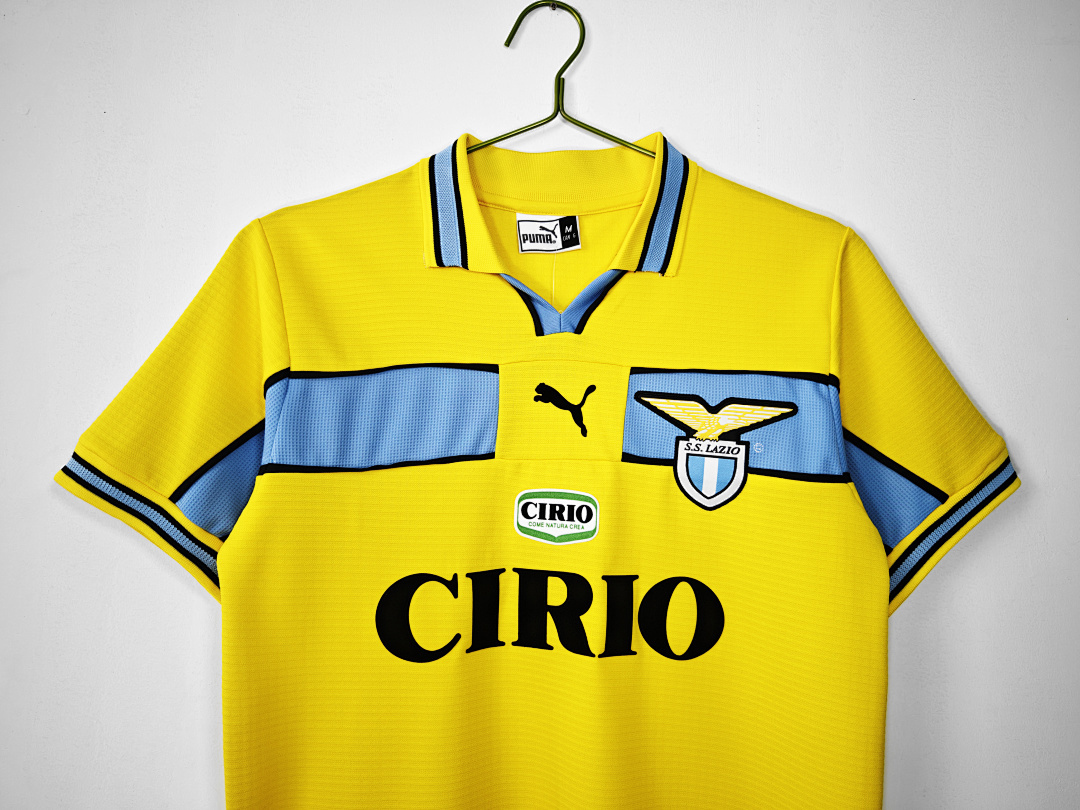 1998/99 Lazio yellow Retro Fans version