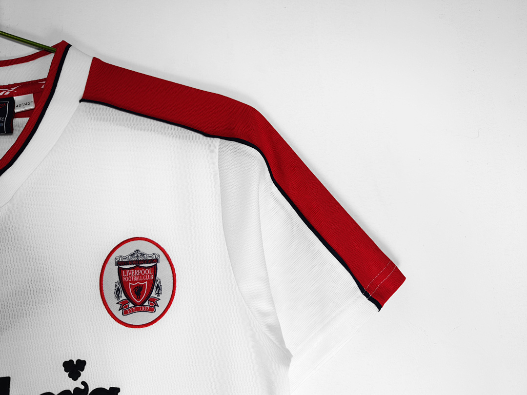 1998 Liverpool away White retro Fans version