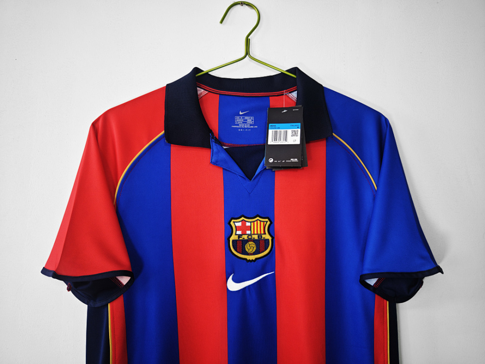 2001/02 Barcelona home Retro Fans version