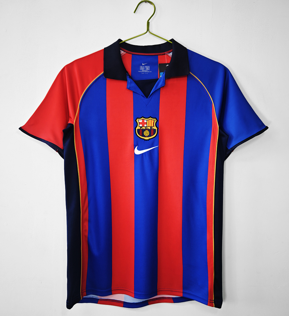 2001/02 Barcelona home Retro Fans version