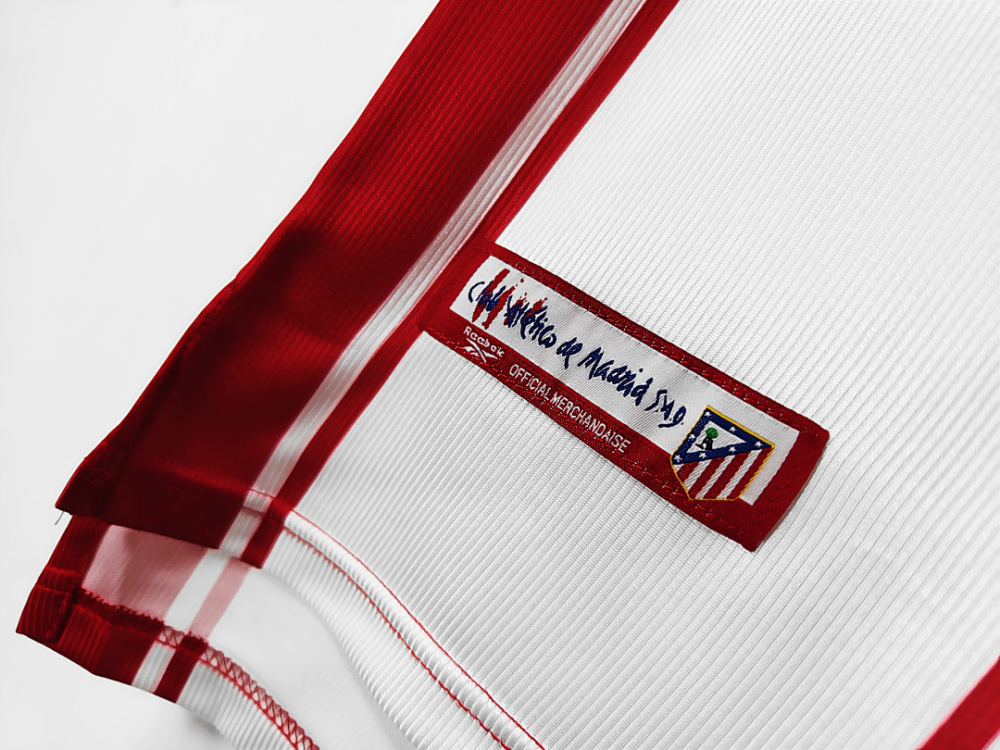 1999/00 Atletico Madrid home retro Fans version