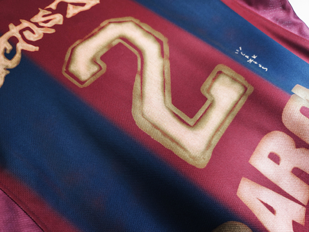 2000/01 Barcelona home home Retro Fans version