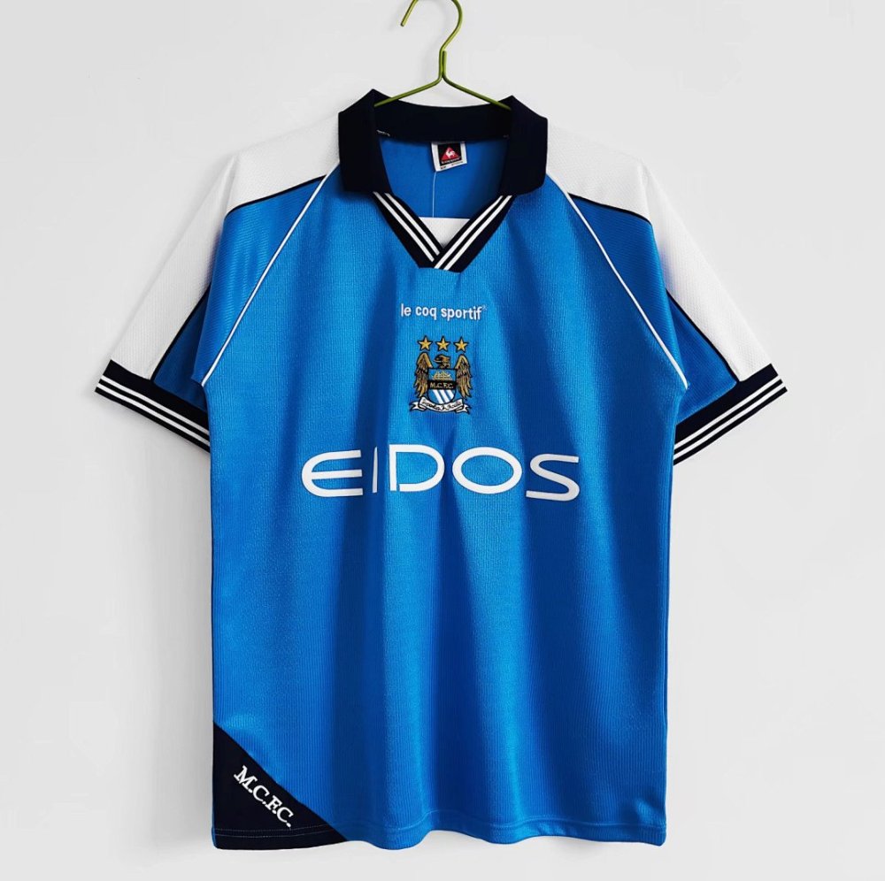 1999/01 Manchester City home Retro Fan Version