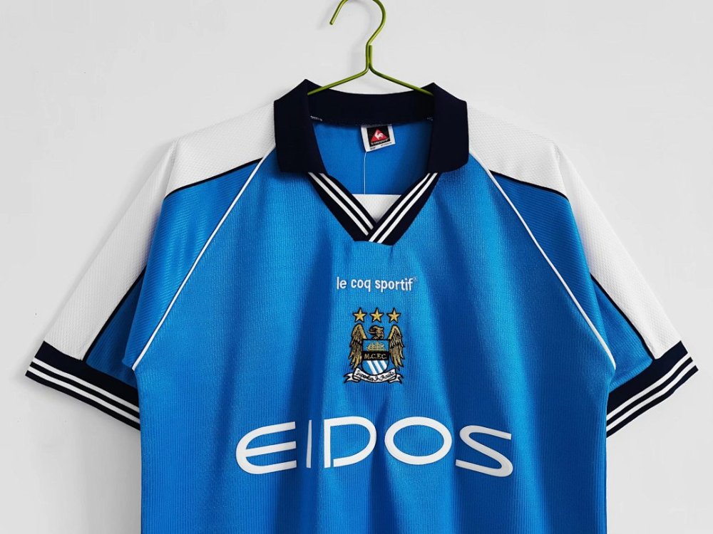 1999/01 Manchester City home Retro Fan Version
