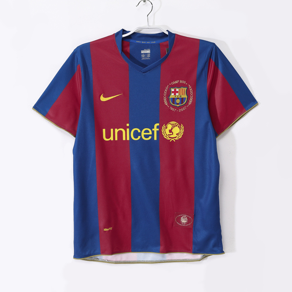 2007/08 Barcelona home Retro Fans version