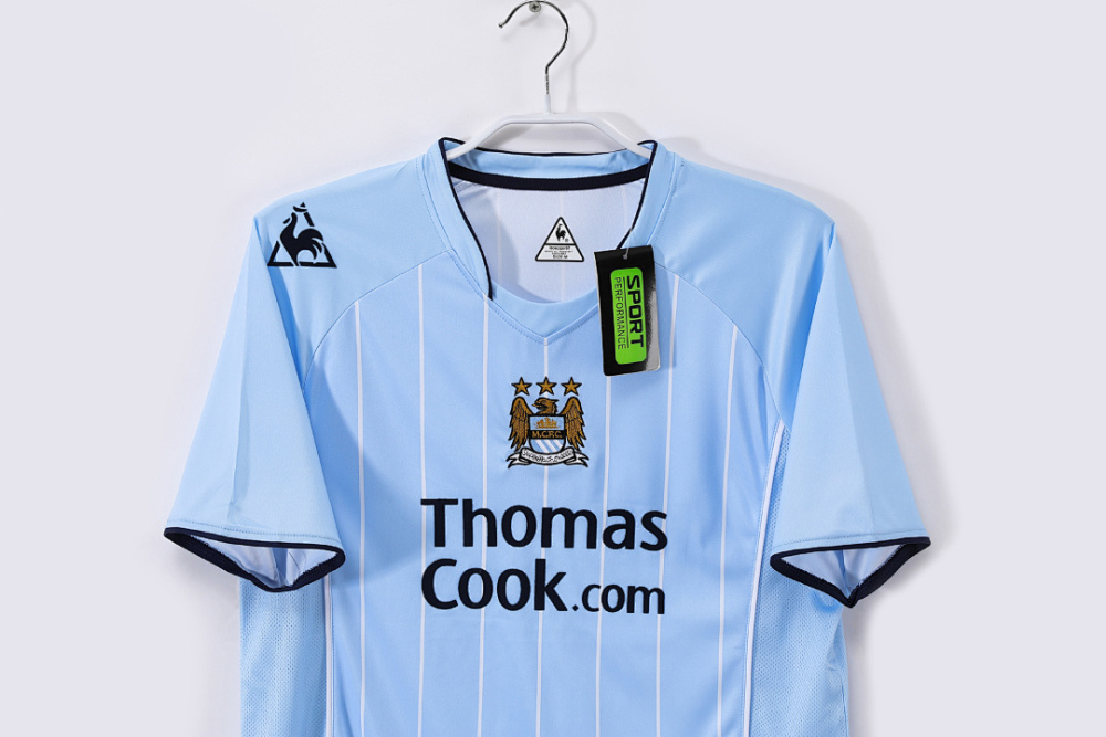 2007/08 Manchester City home Retro Fan Version