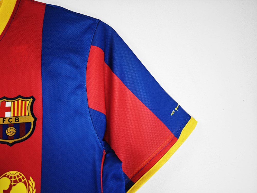 2010/11 Barcelona home Champions League Retro Fans version